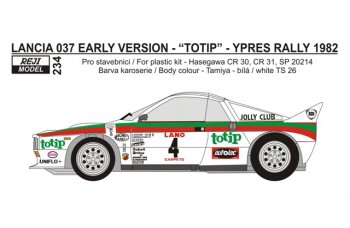 Transkit – Lancia 037 "Totip" early version - Ypres rally 1982 - Zanussi  / Bernacchini